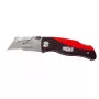 Bessey DBKPH-EU coltello multiuso pieghevole, impugnatura in ABS, nero/rosso
