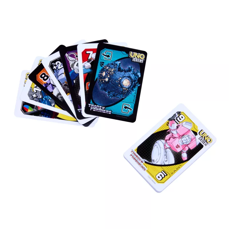 Games UNO Flip Transformers gioco di carte per bambini e serate in famiglia
