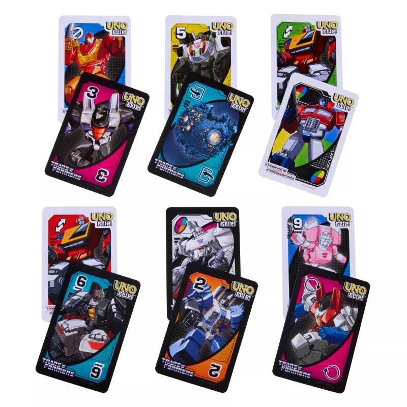 Games UNO Flip Transformers gioco di carte per bambini e serate in famiglia
