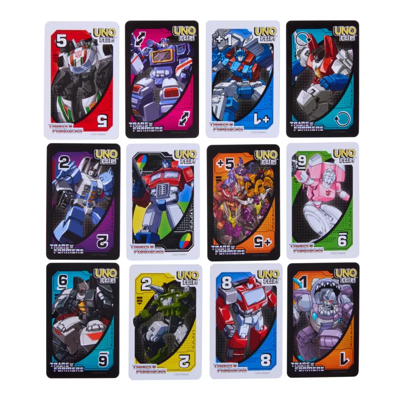 Games UNO Flip Transformers gioco di carte per bambini e serate in famiglia