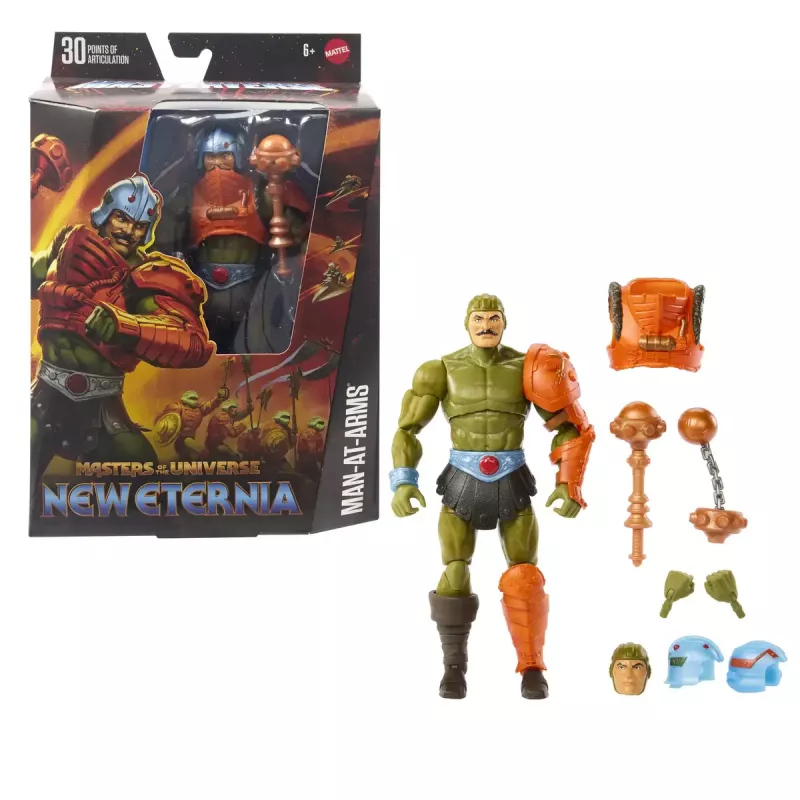 Action figure Mattel Masters of the Universe Man-At-Arms 6+ multicolore
