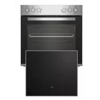 Beko BBUC12020X set cottura piano cottura in vetroceramica elettrico