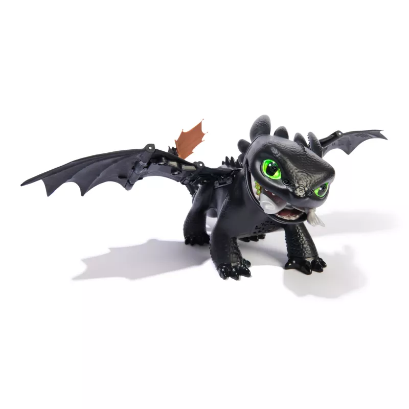 Figura interattiva del drago Sdentato con effetti luminosi e sonori — Spin Master Dragon Trainer