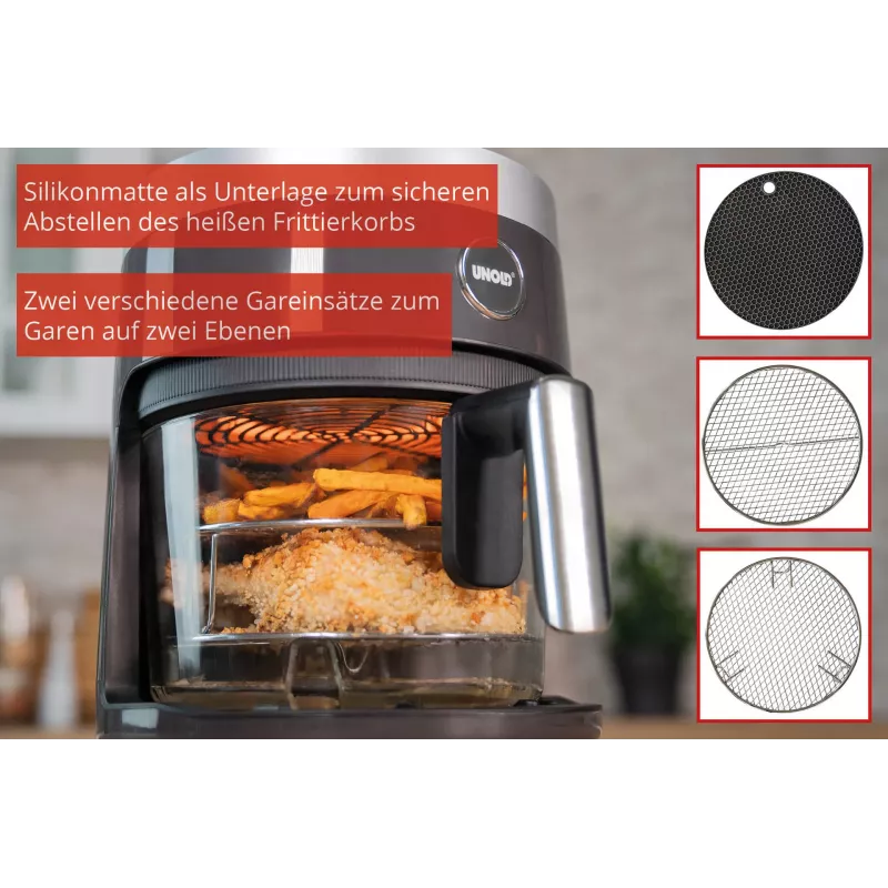 Friggitrice ad aria Unold 58695 singola 3,5 L a sé stante 1200 W nero