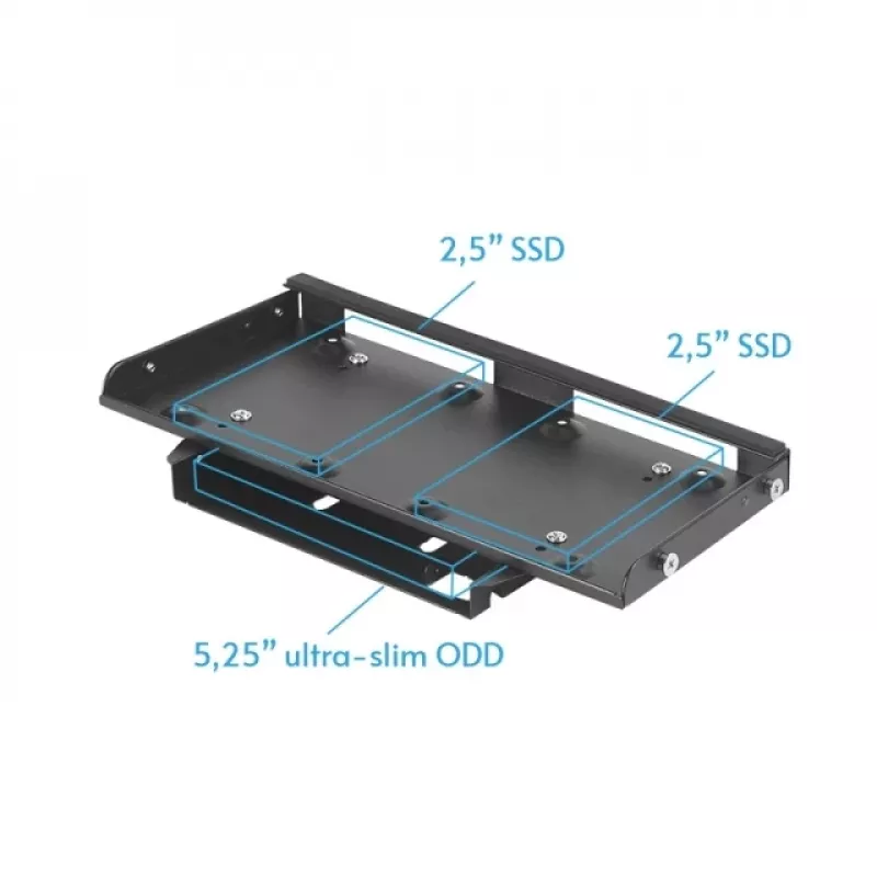 Chieftec CN-01B-OP Case per computer Cube nero