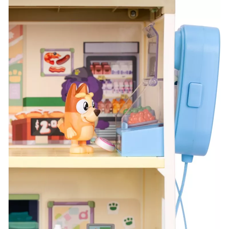 Set giocattolo Polesie MS18918 – Set della spesa a tema Bluey, con suono, batteria AAA, da 3 anni