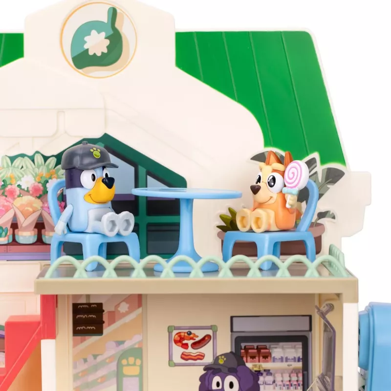 Set giocattolo Polesie MS18918 – Set della spesa a tema Bluey, con suono, batteria AAA, da 3 anni