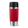 EMSA Travel Mug Classic N2020400 tazza da viaggio 360 ml nero, rosso, acciaio inox