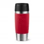 EMSA Travel Mug Classic N2020400 tazza da viaggio 360 ml nero, rosso, acciaio inox