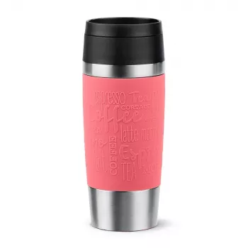 EMSA Travel Mug Classic 360 ml corallo tazza da viaggio in acciaio inox