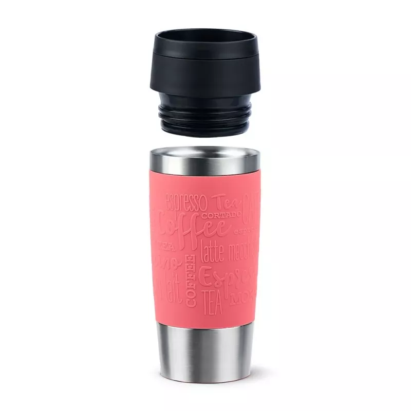 EMSA Travel Mug Classic 360 ml corallo tazza da viaggio in acciaio inox
