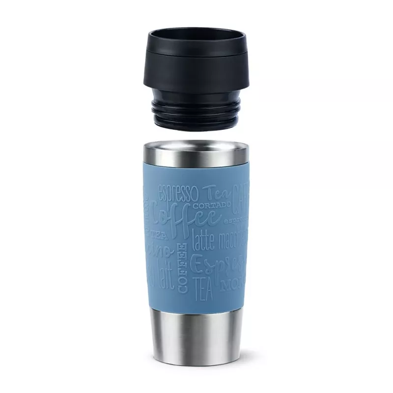 EMSA Travel Mug Classic 360 ml blu tazza da viaggio in acciaio inox