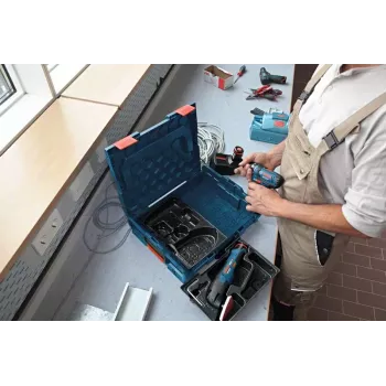 Bosch 1 600 A00 M7N scatola di conservazione accessori nero set di inserti