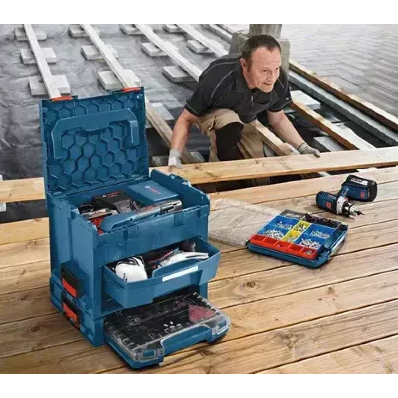 Bosch 1 600 A01 9YY scatola di conservazione accessori nero set di divisori