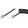 Cavo a spirale Goobay per cornetta telefonica 4 m RJ-10 RJ-10