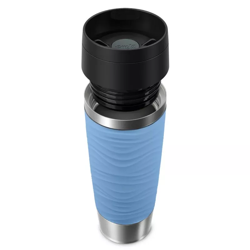 Travel Mug EMSA Waves Grande 500 ml blu, acciaio inox