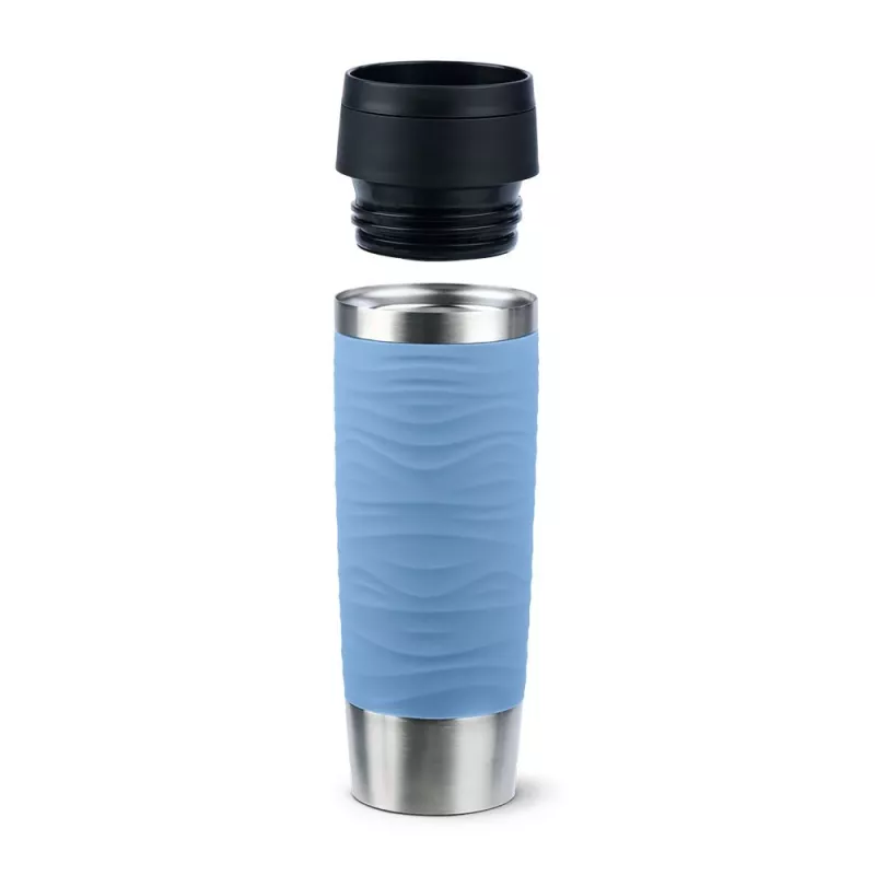 Travel Mug EMSA Waves Grande 500 ml blu, acciaio inox