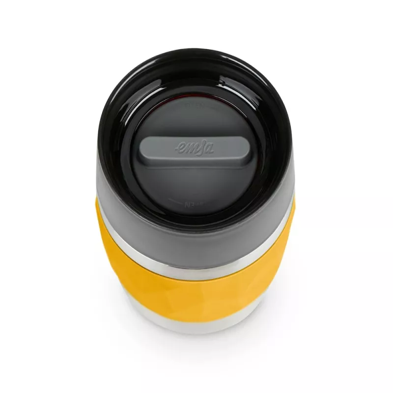 Travel Mug EMSA Compact 300 ml acciaio inox, giallo