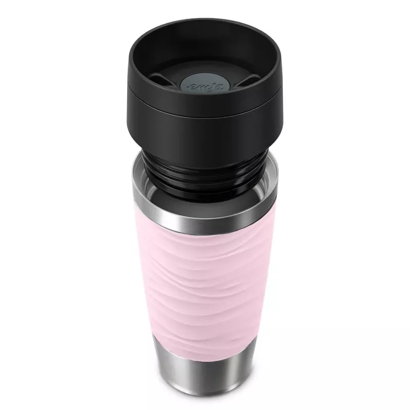 Travel Mug EMSA Waves 360 ml rosa acciaio inox tazza da viaggio