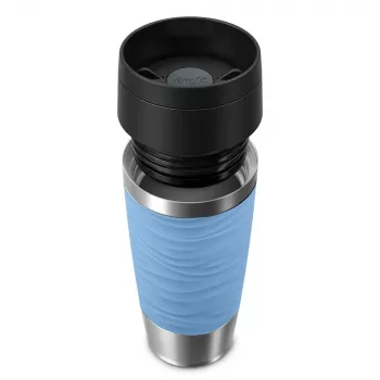 Tazza da viaggio EMSA N20213 azzurro, acciaio inox, 0,36 L, isolata sottovuoto