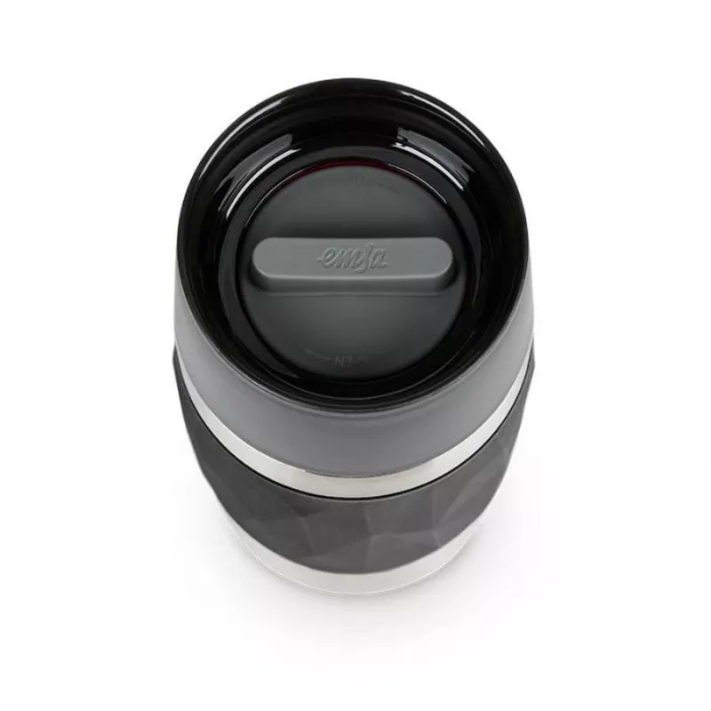 Tazza termica EMSA N21601 0,3 l, nera, acciaio inox