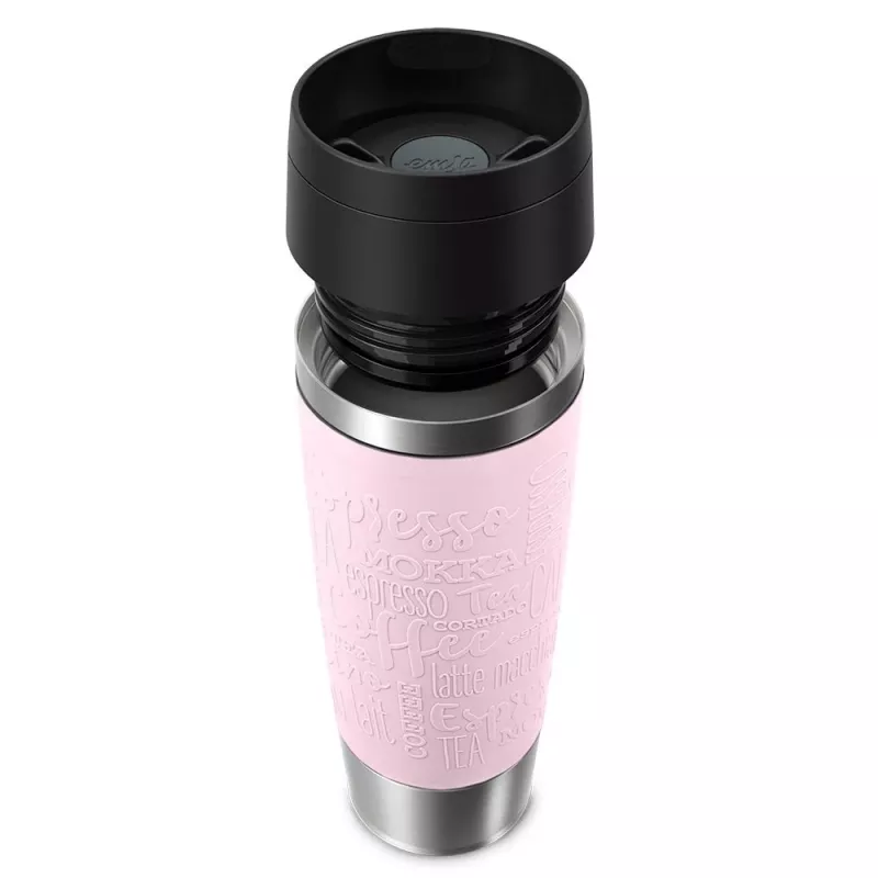Travel Mug EMSA Classic Grande 500 ml rosa, acciaio inox
