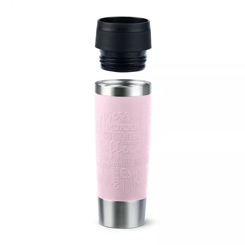 Travel Mug EMSA Classic Grande 500 ml rosa, acciaio inox