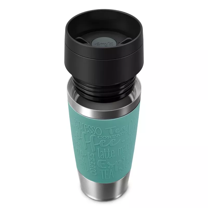 Travel Mug EMSA Classic 360 ml blu acciaio inox tazza da viaggio