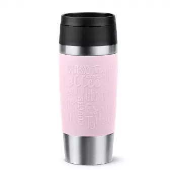 Travel Mug EMSA Classic 360 ml rosa acciaio inox tazza da viaggio