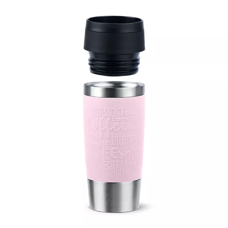 Travel Mug EMSA Classic 360 ml rosa acciaio inox tazza da viaggio