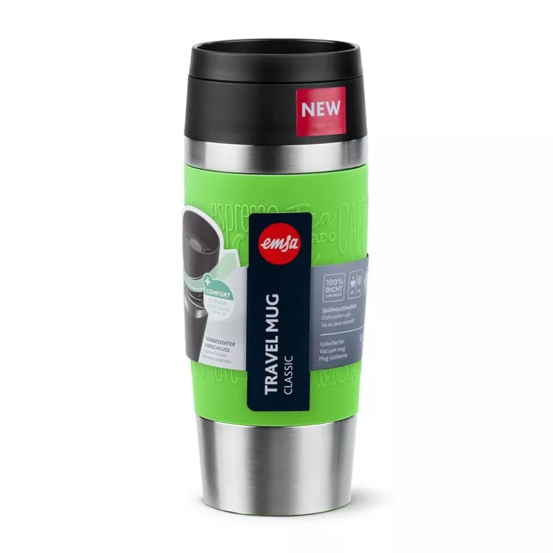 Tazza termica EMSA TRAVEL MUG Classic 0,36 l lime acciaio inox