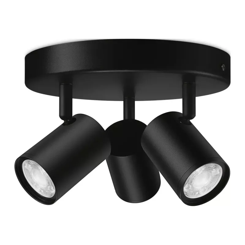 Faretto smart WiZ IMAGEO 3 faretti orientabili piastra rotonda