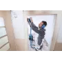 Bosch GET 75-150 Professional levigatrice orbitale casuale, 750 W, 150 mm, 7300 giri/min, L-BOXX, nero/blu