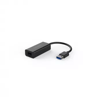 Kensington UA0000E adattatore USB-A Ethernet – nero, con cavo, USB, Ethernet, 5000 Mbit/s, nero
