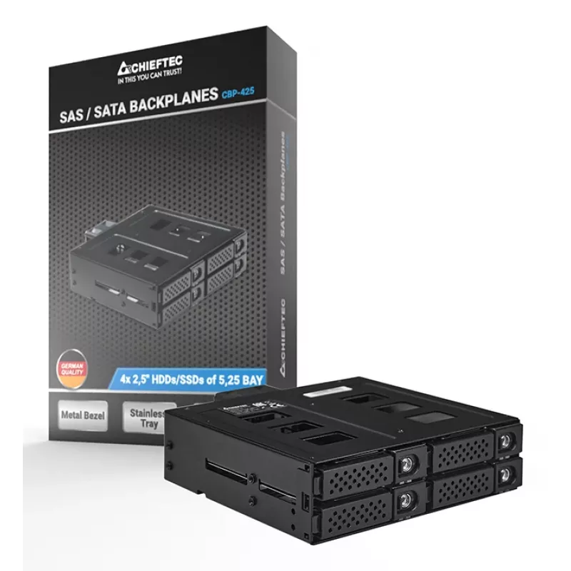 Chieftec CBP-425 copri vano unità backplane nero
