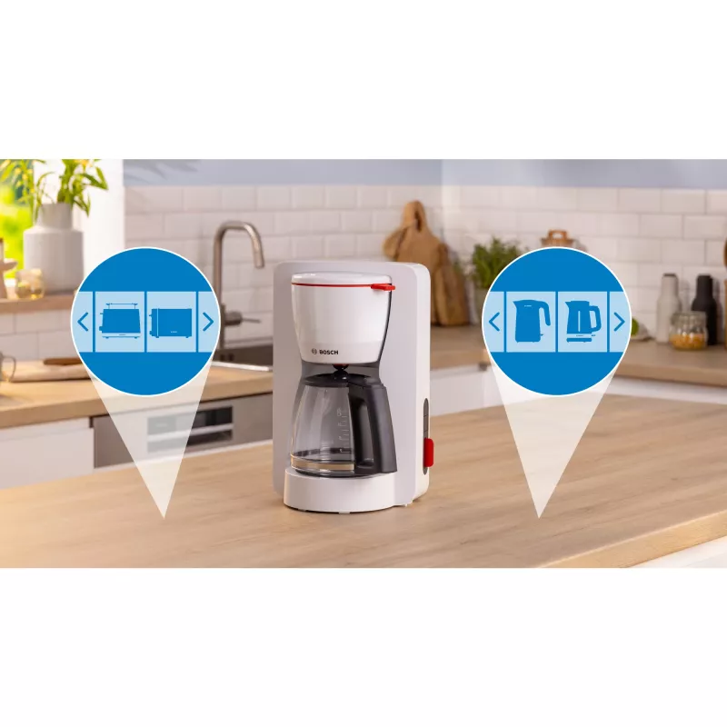 Macchina per caffè Bosch TKA3M131 macchina per caffè a filtro manuale 1,25 L