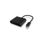 Lettore di schede ICY BOX IB-CR301-C3 USB 3.2 Gen 1 (3.1 Gen 1) Type-C nero