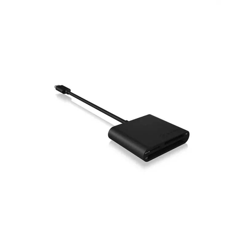 Lettore di schede ICY BOX IB-CR301-C3 USB 3.2 Gen 1 (3.1 Gen 1) Type-C nero