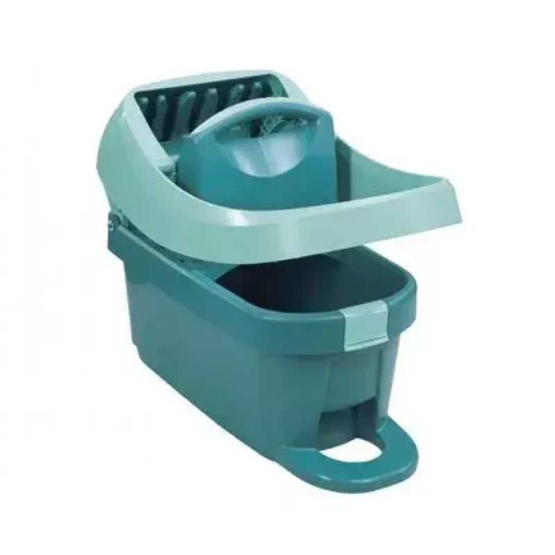 Secchio con sistema di strizzatura Leifheit 55076 — strizzatore ergonomico, grande capacità, verde