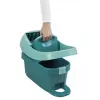 Secchio con sistema di strizzatura Leifheit 55076 — strizzatore ergonomico, grande capacità, verde