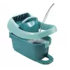 Secchio con sistema di strizzatura Leifheit 55076 — strizzatore ergonomico, grande capacità, verde