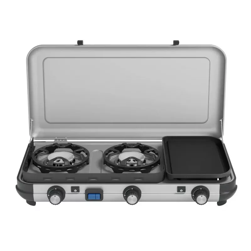 Fornello a combustibile liquido Campingaz 2 MULTI COOK, 2 zone di cottura, regolazione manuale