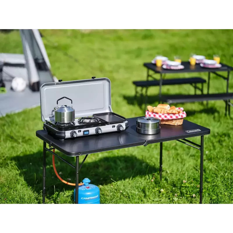 Fornello a combustibile liquido Campingaz 2 MULTI COOK, 2 zone di cottura, regolazione manuale