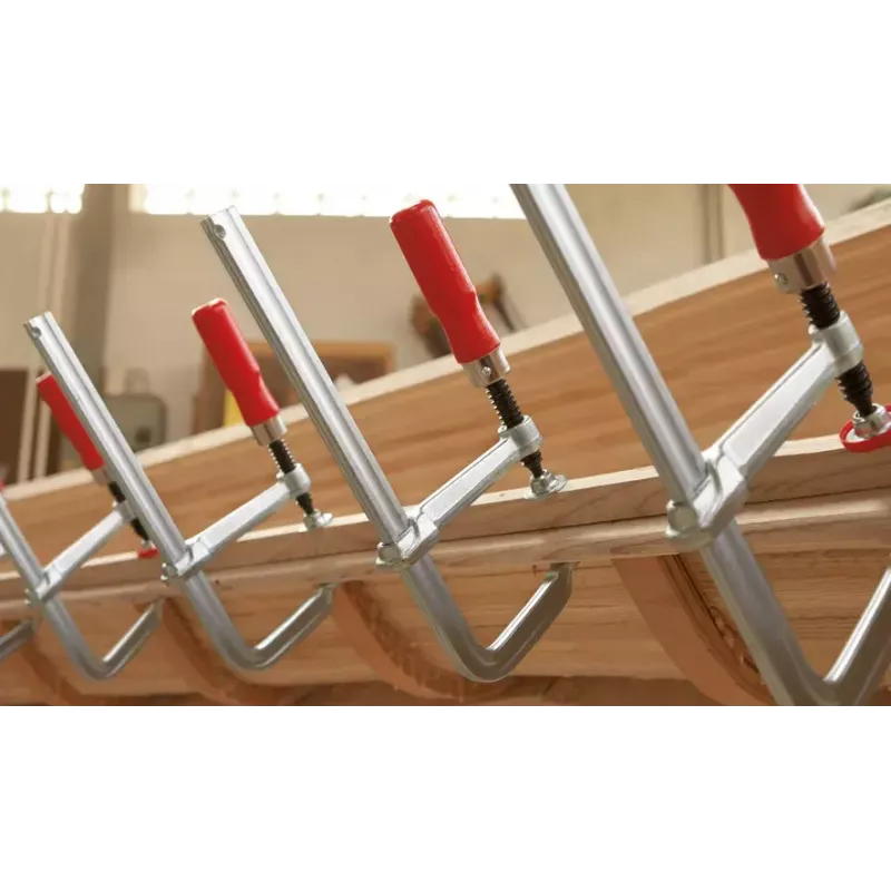 Morsetto a vite a F Bessey GS50 50 cm alluminio rosso