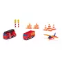 Set regalo Siku vigili del fuoco, camion dei pompieri, 3 anno/i, metallo, plastica, nero, arancione, rosso, bianco