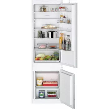 Siemens iQ100 KI87VNSE0 frigorifero combinato incasso 270 L bianco