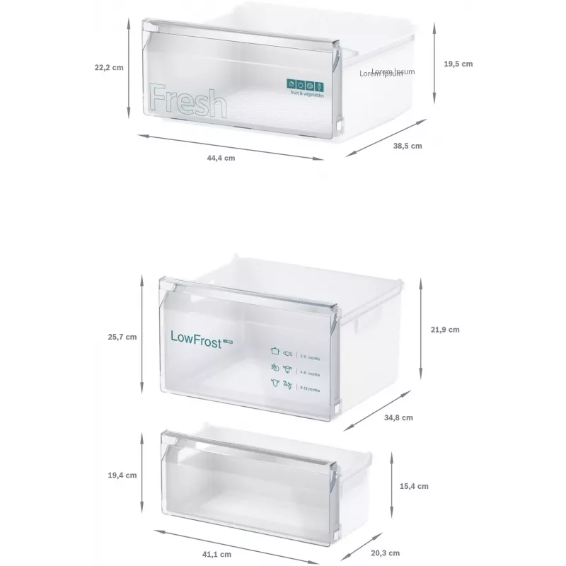 Siemens iQ100 KI87VNSE0 frigorifero con congelatore, 270 l (200 l + 70 l), classe energetica E