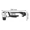 Bosch GWB 12V-10 Professional 0601390909 trapano angolare a batteria, 12 V, 11 Nm, 1300 giri/min, senza chiave, senza batteria