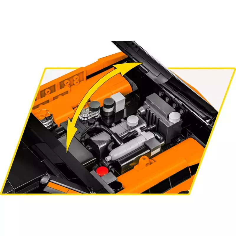 Giocattolo da costruzione Cobi Opel Manta A GT/E 1974 scala 1:12 kit modello COBI-24349