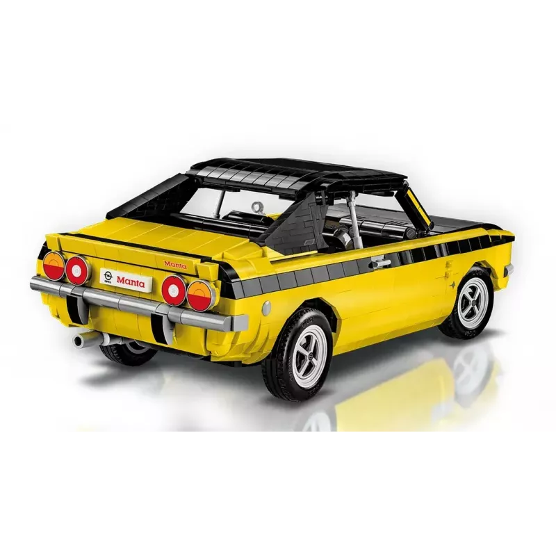 Giocattolo da costruzione Cobi Opel Manta A 1970 modello in scala 1:12, set di mattoncini